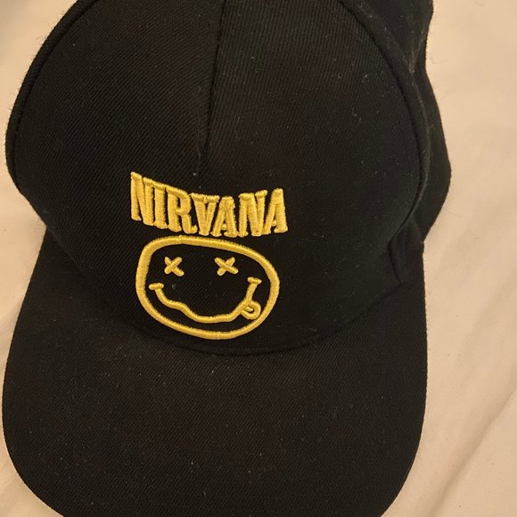 Black Nirvana Snapback - Picture 1 of 1